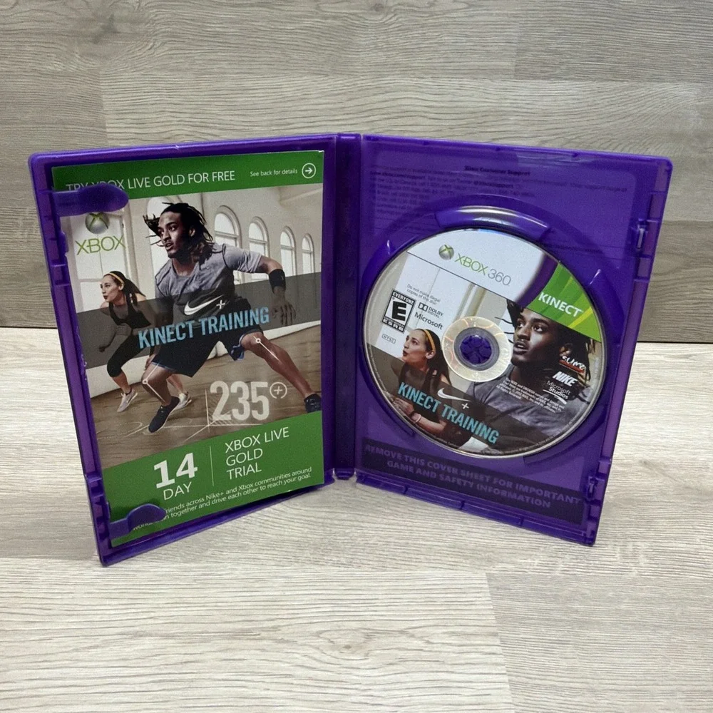 Xbox 360 Kinect Game Lot. 5 Games. Zumba, Training, Kinect Adventures, Swimming